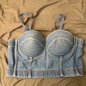 Corset jean top